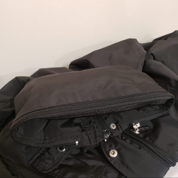 🧩All Black Waterproof Silver Full Women's Jacket - Picture 7 of 15